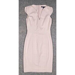 French Connection Sheath Dress Blush Pink Size 4 MSRP $188